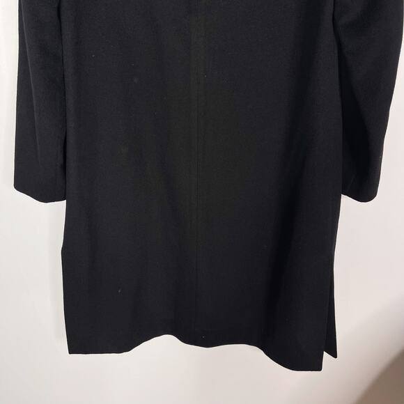 Dale Dressin Womens 2 Black Amicale Pure Cashmere Pea Coat Jacket Made in USA - Picture 12 of 13